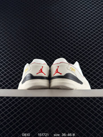 Jordan Air Jordan Flight Court White Black Red Gold Sail EU 36-46 Sneaker - Unisex BS-80934