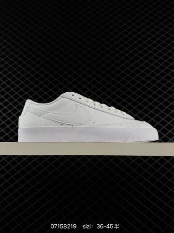 Nike Blazer Low 77 White Black Sail Light Blue EU 36-45 Skate - Unisex (BS-70235)