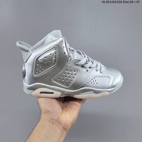 Jordan Air Jordan 6 Retro Georgetown Silver White EU 36 47 Basketball - Unisex (BS-67213)