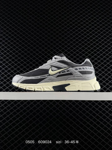 Nike Initiator Grey Black With Cream Midsole EU 36-45 Running - Unisex (BS-71673)
