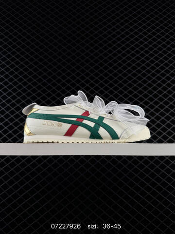 ASICS Onitsuka Tiger MEXICO 66 Off White Light Green Grey EU 36-45 Sneaker Casual Sneakers - Unisex (BS-81715)