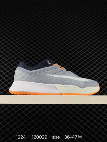 Nike Vapor Pro 3 Grey Navy White With Orange Outsole 36-47 5 Tennis - Unisex (BS-73531)