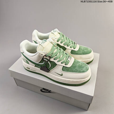 Nike Air Force 1 07 Low Off White Light Green EU 36-45 Sneaker - Unisex (BS-63658)