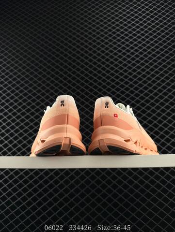 On Running Cloudtilt Peach Orange White Black EU 36-45 Running Shoe Running Sneakers - Unisex (BS-85548)
