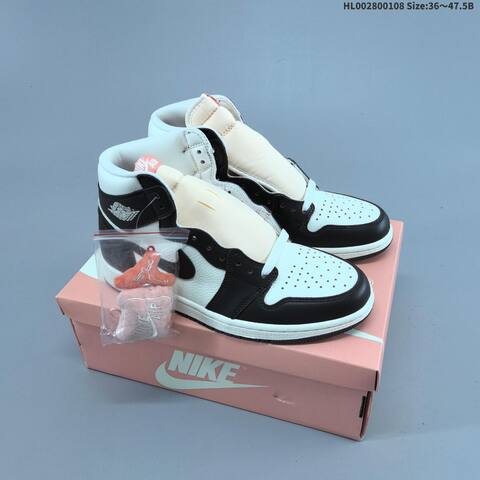 Nike Air Jordan 1 High OG Baroque Brown Black White 36 47 5 Basketball - Unisex (BS-67056)