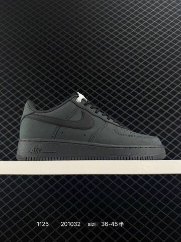 Nike Air Force 1 Low Black Gray EU 36-45 Casual - Unisex (BS-74015)