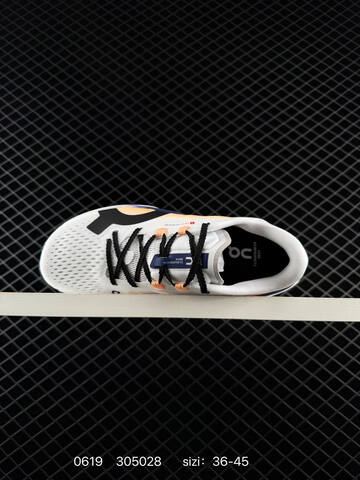 On Running Cloudboom Strike White Orange Navy Black EU 36-45 Running Shoe Running Sneakers - Unisex (BS-85151)