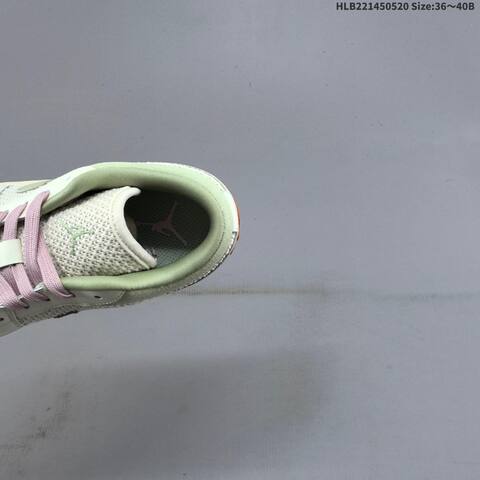 Jordan Air Jordan 1 Low Sail Light Green Pink Orange EU 36-40 Casual - Unisex (BS-65907)