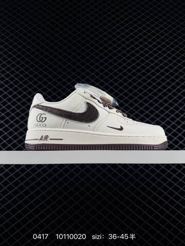Nike Air Force 1 07 LV8 PEACEMINUSONE Multi-color Options Navy Cream Light Blue Cream Grey Cream Dark Green Cream With Glitter Swoosh And Daisy Embroidery EU 36-45 Half Sizes Available Lifestyle - Unisex (BS-72035)