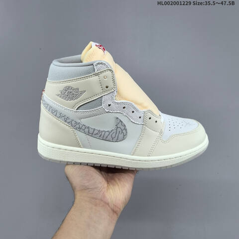Jordan Air Jordan 1 High OG Sail University Red 35 5-47 5 Basketball - Unisex (BS-67206)