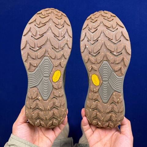 HOKA ONE ONE Project Transport Olive Neon Yellow Brown Trail Shoe Trail Running Sneakers (BS-86815)