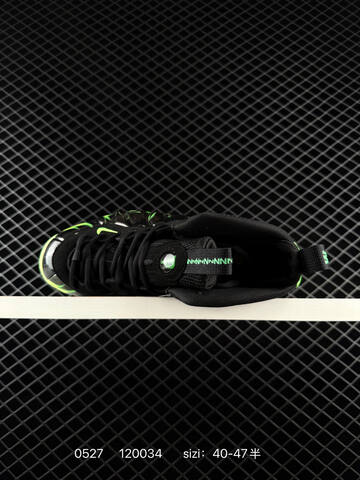 Nike Air Foamposite One PRM Black Neon Green Silver EU 40-47 Basketball - Men's (BS-71177)