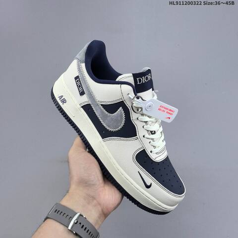 Nike Air Force 1 07 Sail Navy Blue Grey EU 36-45 Sneaker - Unisex BS-61182