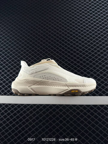HOKA ONE ONE Project Transport Off White Brown Yellow EU 36-45 Trail Shoe Trail Running Sneakers Unisex BS-86445