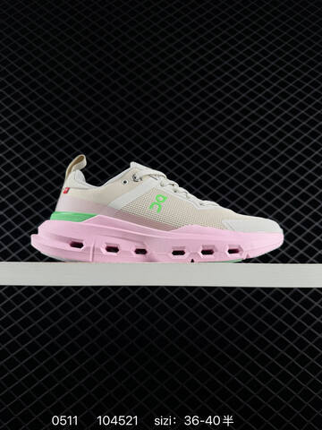 On Cloudtilt Cream Pink Green EU 36-40 Running Shoe Running Sneakers - Unisex (BS-85295)