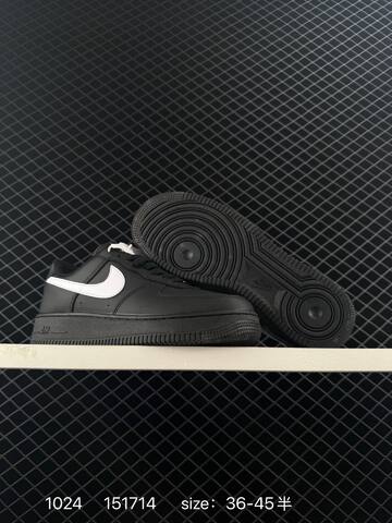 Nike Air Force 1 07 Black White EU 36-45 5 Lifestyle - Unisex (BS-74604)