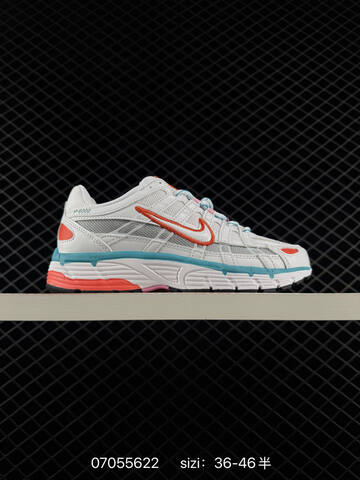 Nike P-6000 White Grey Orange Blue Pink EU 36-46 Running - Unisex (BS-70404)