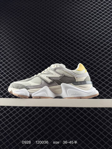 New Balance 9060 White Grey Yellow Brown EU 36-45 Sneaker Unisex BS-82760