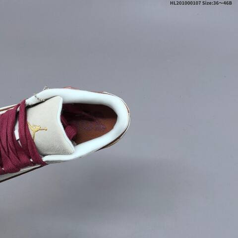 Jordan Flight Court Sail White Burgundy Brown EU 36-46 Casual - Unisex BS-67067