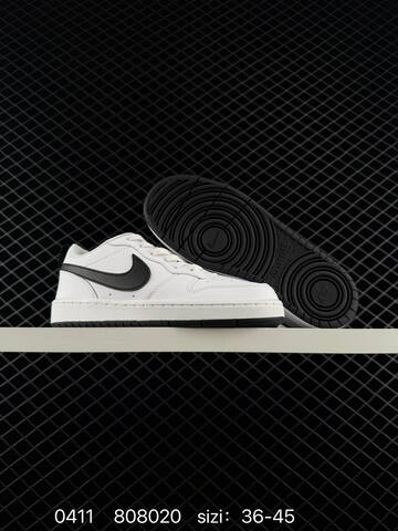 Nike Court Borough Low Triple White Black EU 36-45 Lifestyle - Unisex (BS-72176)