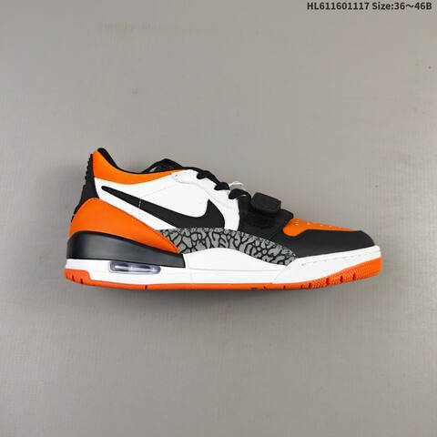 Jordan Air Jordan Legacy 312 Low Black White Orange 36 46 Lifestyle - Unisex (BS-63556)