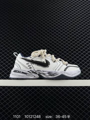 Nike Air Monarch IV White Black Navy EU 36-45 5 Casual - Unisex (BS-74424)