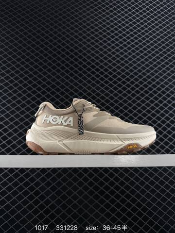 HOKA ONE ONE Transport GTX Olive Green Cream Brown EU 36-45 Trail Shoe Trail Running Sneakers - Unisex (BS-86422)