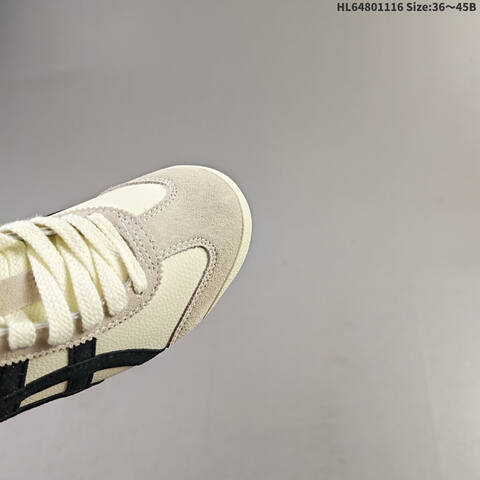 Onitsuka Tiger MEXICO 66 Cream White Black Beige EU 36-45 Sneaker Casual Sneakers - Unisex (BS-69285)