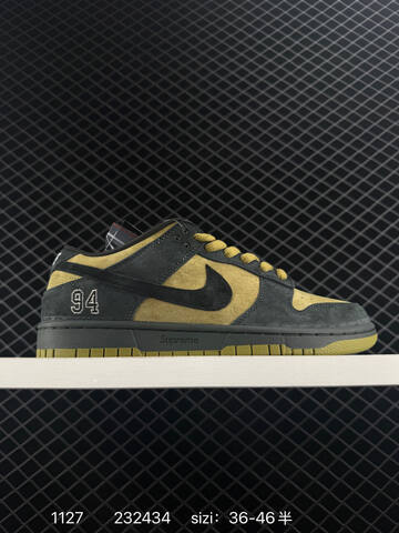 Nike SB Dunk Low Pro x Supreme Olive Black EU 36-46 5 Skate - Unisex (BS-73965)