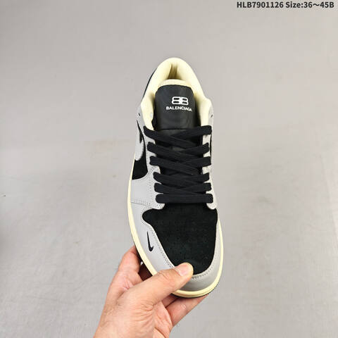 Nike Air Jordan 1 Low Black Gray Cream EU 36-45 Lifestyle - Unisex (BS-63064)