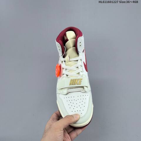 Jordan Air Jordan Legacy 312 White Burgundy Cream Gold 36 46B Basketball - Women's (BS-67245)