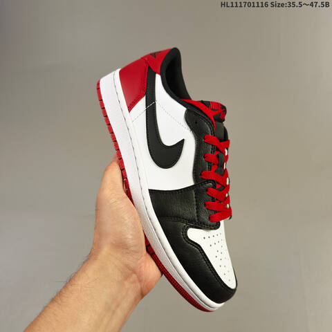 Nike Air Jordan 1 Retro Low OG Black Pink Black Red White Black Blue White EU 35 5-47 5 Casual - Unisex BS-63605
