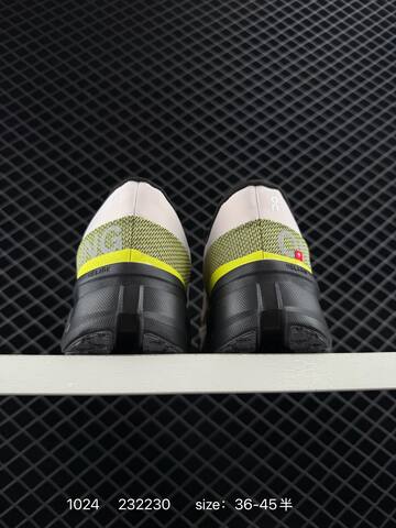 On Running Cloudmonster Hyper 3 Pale Pink Black Neon Yellow White EU 36-45 Running Shoe Running Sneakers - Unisex (BS-85479)