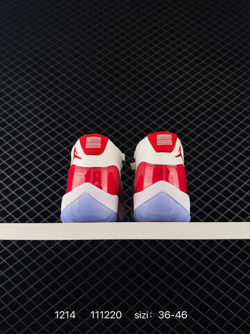 Jordan Air Jordan 11 Retro White Red Ice Blue EU 36-46 Basketball Shoe - Unisex BS-80059