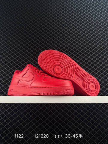Nike Air Force 1 07 White Grey And Triple Red EU 36-45 5 Lifestyle - Unisex (BS-74056)