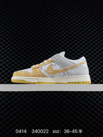 Nike Dunk Low Sail Brown Suede White Brown With Gold Mini Swoosh EU 36-45 Half Sizes Available Skate - Unisex (BS-72116)