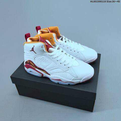 Jordan Air Jordan MVP 678 White Olive Green Red Orange 36 45 Basketball - Unisex (BS-66929)