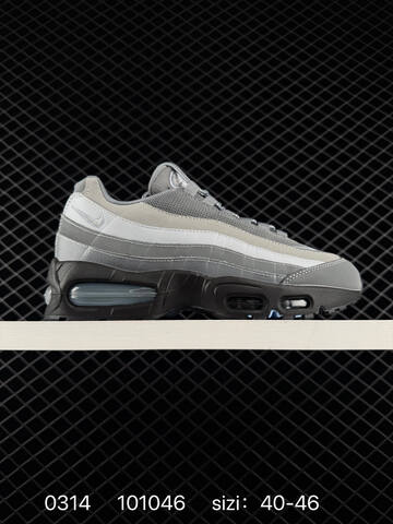 Nike Air Max 95 Grey White Black 40-46 Running - Men's (BS-72644)