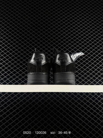 Nike Air Force 1 07 Low All Black EU 36-45 Skate - Unisex (BS-71351)