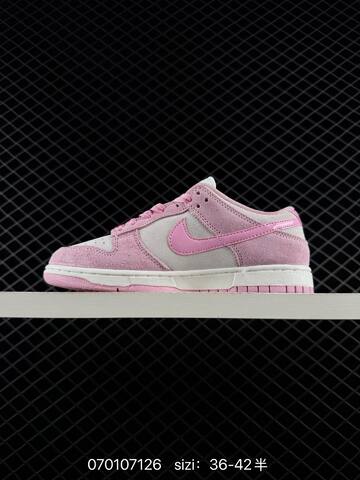 Nike SB Dunk Low Pink Flowers IV4726 Black Light Grey White EU 36-42 Skate - Unisex (BS-70316)