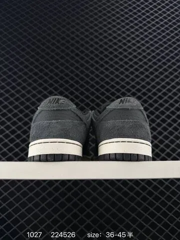 Nike Dunk Low Black Charcoal Gray White 36-45 Skate - Unisex BS-74540