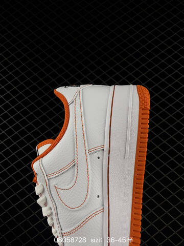 Nike Air Force 1 Low 07 White Orange EU 36-45 Lifestyle - Unisex (BS-69942)