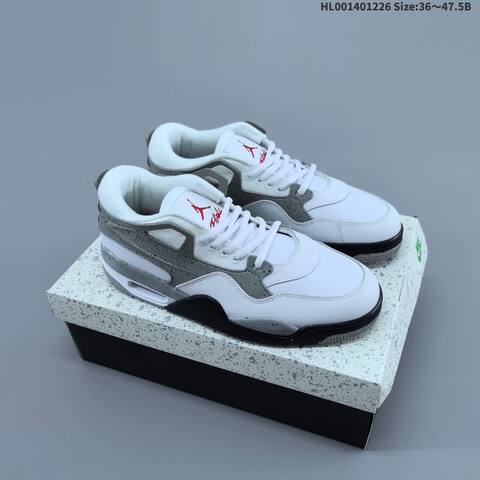 Jordan Air Jordan 4 RM White Cement 36 47 5 Lifestyle - Unisex (BS-67265)