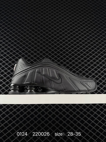 Nike Shox R4 Silver Black Red 28-35 Running - Women's (BS-72966)