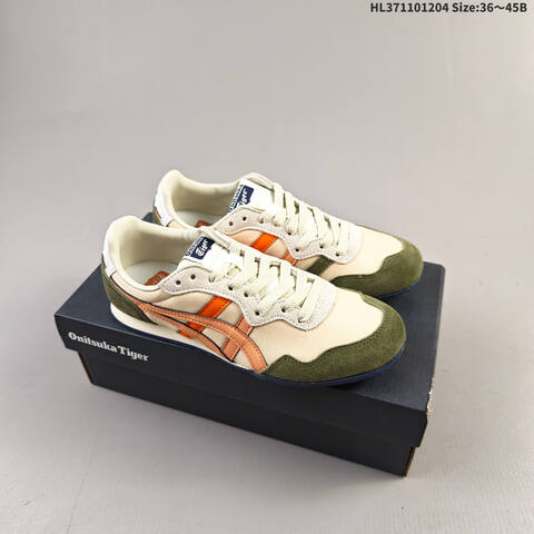 Onitsuka Tiger Serrano Blue Cream Olive Orange EU 36-45 Sneaker Casual Sneakers - Unisex (BS-69185)