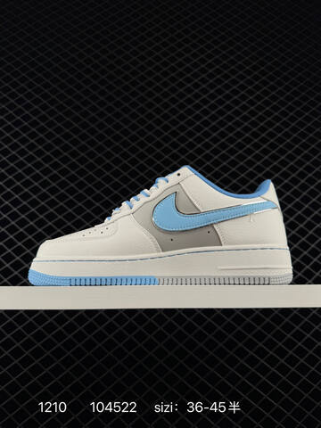 Nike Air Force 1 Low White Blue EU 36-45 Lifestyle - Unisex (BS-73788)