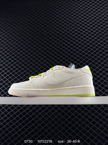 Jordan Air Jordan 1 Low Travis Scott DIY Off White Neon Yellow EU 36-45 Sneaker - Unisex BS-80995
