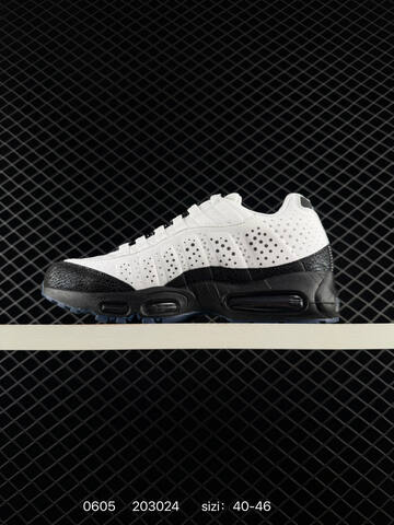 Nike Air Max 95 TT White Black Dark Blue EU 40-46 Running - Men's (BS-70958)