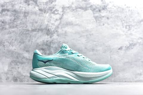 HOKA Rincon 4 Mint Green Navy Orange White Running Shoe Running Sneakers (BS-59410)