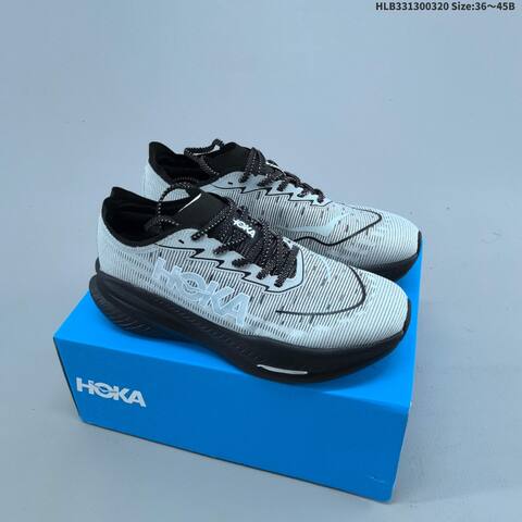 HOKA ONE ONE Mach X Coral Pink Cyan White Black EU 36-45 Running Shoe Running Sneakers - Unisex (BS-69378)
